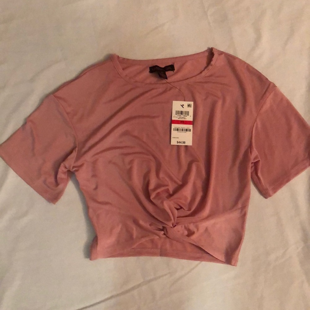 Material Girl Pink Crop Top
